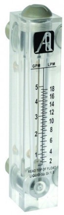 Ротаметр панельного типа модели FM-5  (1-5GPM)