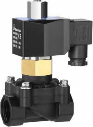 Соленоидный вентиль прямого действия SANLIXIN 1/2&quot; NO (ZS2DF02N7D15, plastic, 0-5 bar, 220V)