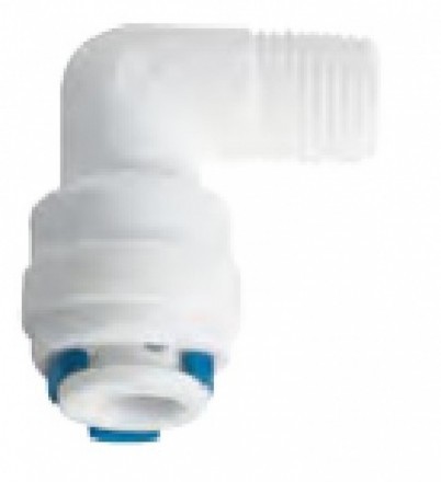 Фитинг угловой 1/4&quot;х1/8&quot;, JG (трубка-резьба) QT-08A Naturewater
