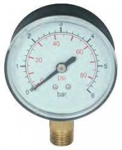 Манометр NatureWater PSM-1 ниж 1/4&quot;, 6 бар 