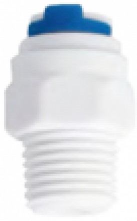 Фитинг прямой 1/4&quot;-1/4&quot; (трубка-резьба) QT-19A Naturewater